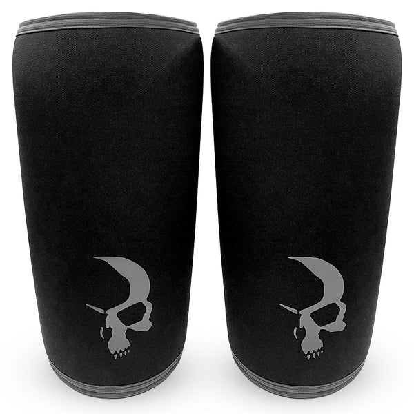 1 RM Fitness Co. Grey Night 7mm Weightlifting Knee Sleeves