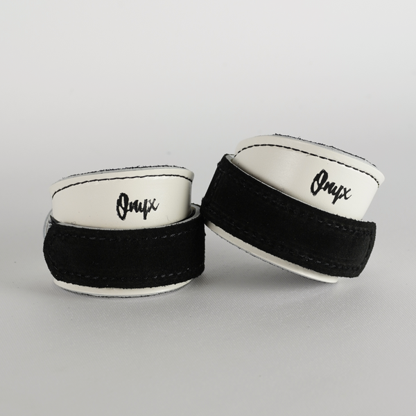 Onyx Weightlifting Co. White Lighting High Top Wrist Wraps