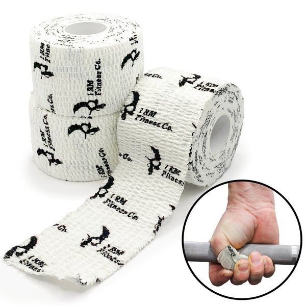 1 RM Fitness Co.  Weightlifting Hook Grip Thumb Tape - 3 Pack(5cm/2"*7m/23')