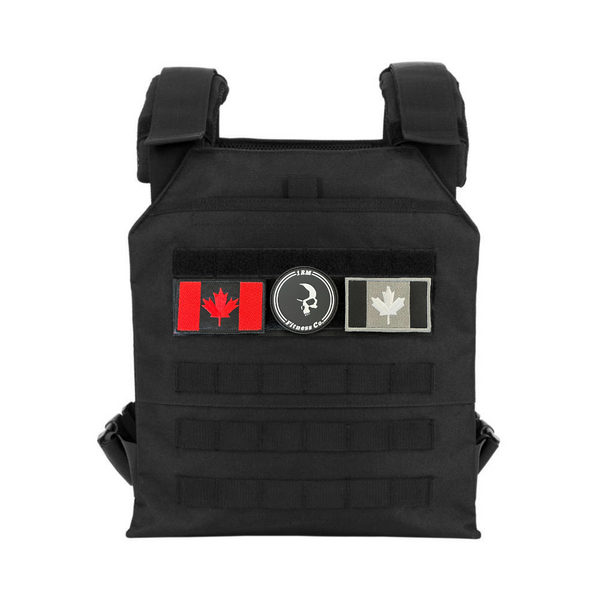 1 RM Fitness Breacher Tactical Weight Vest - BLACK