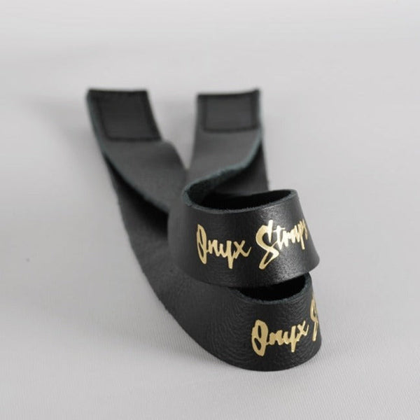 Onyx Weightlifting Co. The Vader Leather Lifting Straps